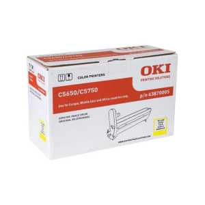 OKI Bildtrommel / Image Drum C5650, C5750, 43870005, Yellow, Kapazität: ca. 20.000 Seiten - 0
