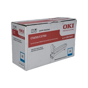 OKI Bildtrommel / Image Drum C5650, C5750, 43870007, Cyan, Kapazität: ca. 20.000 Seiten - 0