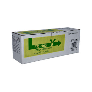 Kyocera Color Toner TK-865Y, Yellow, 1T02JZAEU0, Kapazität: ca. 12.000 Seiten - 0