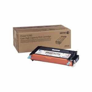 Xerox Color Toner Phaser 6280, 106R01392, Cyan, Kapazität: ca. 5.900 Seiten - 0