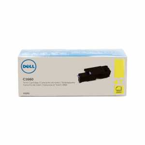 Dell Color Toner C1660w, V53F6, 593-11131, Yellow, Kapazität: ca. 1.000 Seiten - 0