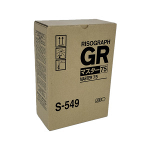 RISO S-549 Risograph GR Master 75, 270 mm x 100 m, 2 Rollen - 0