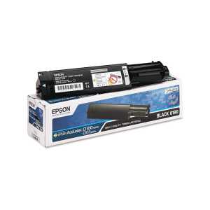 Epson Color Toner AcuLaser C1100, CX11, 0190, C13S050190, Black, Kapazität: ca. 4.000 Seiten - 0