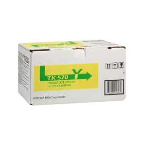 Kyocera Color Toner TK-570Y, Yellow, 1T02HGAEU0, Kapazität: ca. 12.000 Seiten - 0