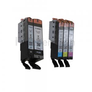 5 x Canon CLI-571 BK, C, M, Y + PGI-570XL PGBK PIXMA MG7700 MG7750 MG7751 MG7753 - 0