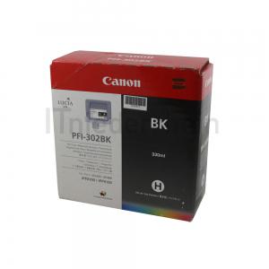 Canon Druckerpatrone PFI-302BK, Black, 2216B001, Kapazität: 330 ml, 2009 - 0