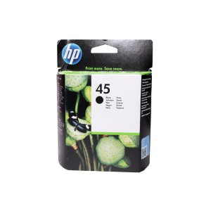 HP Druckerpatrone Nr. 45 Black 51645AE, Kapazität ca. 930 Seiten 2017-2021 - 0