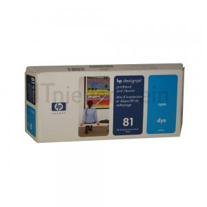 HP Druckkopf & Reiniger Nr. 81 Cyan Dye C4951A, Designjet 5000, 2006-2012 - 0