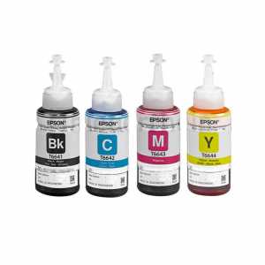 4 x Epson Druckertinten 664, C13T664640, T6646 4 x 70 ml, 2018-2023 - 0