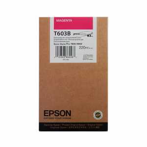 Epson Patrone T603B Magenta, C13T603B00 Kapazität: ca. 220ml Stylus Pro 7800, 2025 - 0