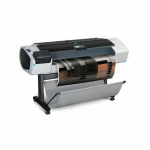 HP Designjet T1200 CH538A 44 Zoll Plotter A0+ (bis 112 cm Druckbreite), LAN, USB - 0