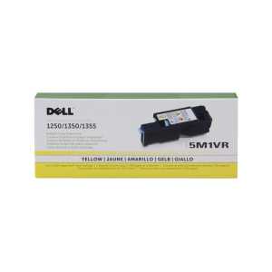 Dell Color Toner 1250, 1350, 1355, 5M1VR, 593-11019, Yellow, Kapazität: ca. 1.400 Seiten - 0