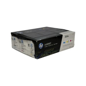HP Color Toner 304A 3er-Pack, CF372AM, Cyan, Magenta, Yellow, Kapazität: 3 x ca. 2.800 Seiten - 1