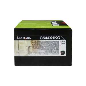 Lexmark Color Toner C544, C546, X544, X546, X548, C544X1KG, Black, Kapazität: ca. 6.000 Seiten - 0