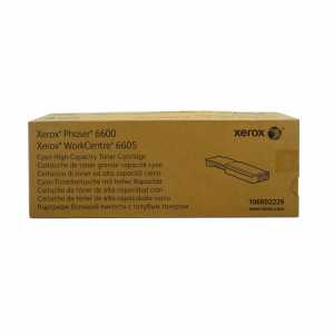 Xerox Color Toner Phaser 6600, WorkCentre 6605, 106R02229, Cyan, Kapazität: ca. 6.000 Seiten - 0