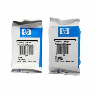 HP Druckerpatronen Nr. 350 Black CB335EE + Nr. 351 Color CB337EE, 2022 - 0