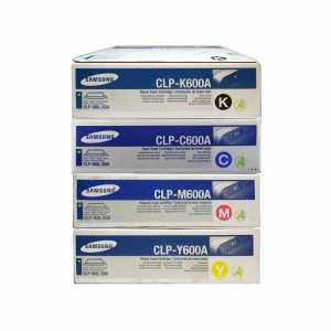 Samsung Toner Set CLP-K600A CLP-C600A CLP-M600A CLP-Y600A, Kapazität: je ca. 4.000 Seiten - 0