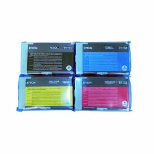 4 x Epson Druckerpatronen T6161 T6162 T6163 T6164, Kapazität 76 ml / 53 ml, 2016-2019 - 0
