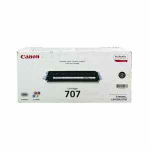 Canon Color Toner Cartridge 707 Black, 9424A004, Kapazität: ca. 2.500 Seiten - B-Ware (Verpackung mit Lagerungsspuren)
