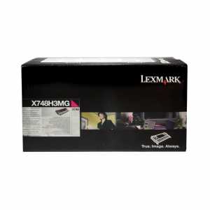 Lexmark Color Toner X748de, X748dte, X748H3MG, Magenta, Kapazität: ca. 10.000 Seiten - 0