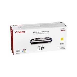 Canon Color Toner Cartridge 717 Yellow, 2575B002, Kapazität: ca. 4.000 Seiten - 0