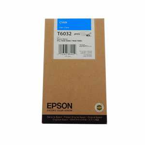 Epson Druckerpatrone T6032 Cyan, C13T603200, Kapazität: 220 ml, 2012-2013 - 0