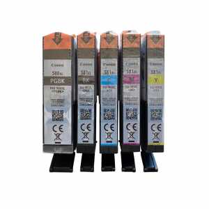 Canon CLI-581BK XL / PGI-580XL 5er Pack - 0
