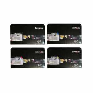 Lexmark Color Toner Set CS748, 24B5578, 24B5579, 24B5580, 24B5581 BKCMY - 0