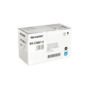 SHARP Color Toner MX-C250, MX-C300, MX-C301, MX-C30GT-C, Cyan, Kapazität: ca. 6.000 Seiten - 0
