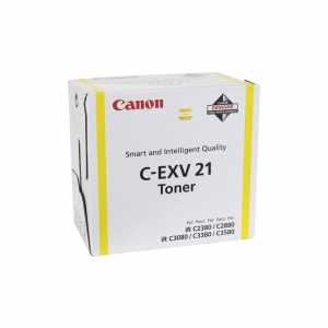 Canon Color Toner C-EXV21 Yellow, 0455B002, Kapazität: ca. 14.000 Seiten - 0