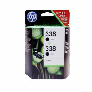 HP Patronen Doppelpack Nr. 338 Black CB331EE OVP 2017-2021 - 0