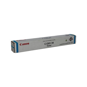 Canon Color Toner C-EXV34 Cyan, 3783B002, Kapazität: ca. 19.000 Seiten - 0