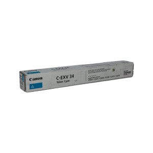 Canon Color Toner C-EXV34 Cyan, 3783B002, Kapazität: ca. 19.000 Seiten - 1
