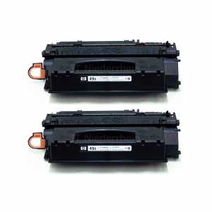 HP Toner Q5949XD, Q5949X 2er-Pack, Kapazität: 2 x ca. 6.000 Seiten (Umpackware) - 0