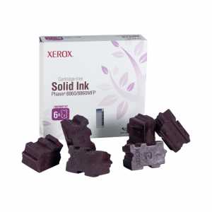 Xerox Festtinte / Solid Ink Phaser 8860, 8860MFP, 108R00747, Magenta, 6er-Pack - 0