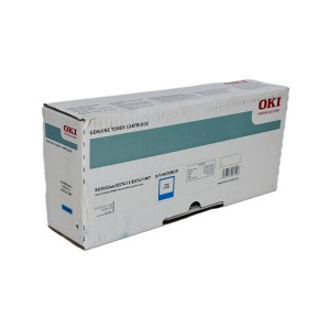 OKI Color Toner ES3032, ES7411, Pro7411, 44318619, Cyan, Kapazität: ca. 10.000 Seiten - 0