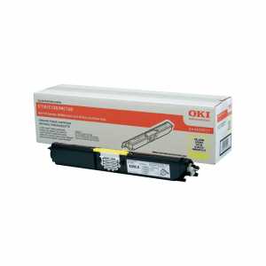 OKI Color Toner C110, C130, MC160, 44250717, Yellow, Kapazität: ca. 1.500 Seiten - 0