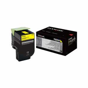 Lexmark Color Toner CS310, CS410, CX410, 70C0H40, 700H4, Yellow, Kapazität: ca. 3.000 Seiten - 0