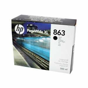 HP Druckerpatrone Nr. 863 Black, F9K41A, PageWide XL 3920, Kapazität: 500 ml, 2023-2024 - 0