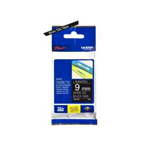 Brother P-touch Schriftbandkassette TZe-325, 9 mm x 8 m, laminiert, weiß auf schwarz - 0