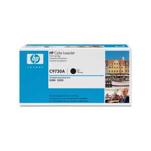 HP Color Toner C9730A, 645A, Black, Kapazität: ca. 13.000 Seiten - B-Ware (Verpackung mit Lagerungsspuren)