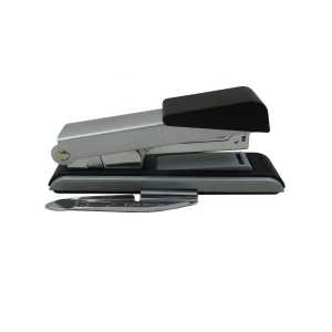 BOSTITCH B8 Flat Clinch Heftgerät schwarz/silber 30 Blatt, intergrierter Klammernentferner - 1