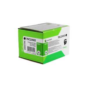 Lexmark Color Toner CS510, 70C2XKE, 702XKE, Black, Kapazität: ca. 8.000 Seiten - 0