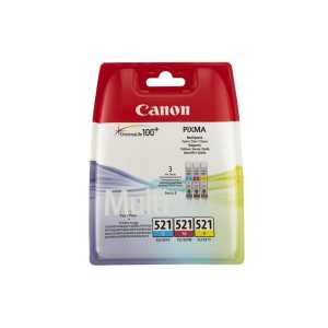 Canon CLI-521 Multipack 3-farbig (2934B010) OVP - 0