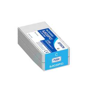 Epson Druckerpatrone SJIC22P (C) Cyan C33S020602, Kapazität: 32,5 ml; 2021 - 0