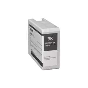 Epson Druckerpatrone SJIC36P-K, T44C1 Black, C13T44C140, Kapazität: 80 ml, 2028 - Install before überschritten - 2028