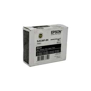 Epson Druckerpatrone SJIC36P-K, T44C1 Black, C13T44C140, Kapazität: 80 ml, 2023-2024 - 0