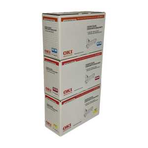 3 x OKI Bildtrommel / Image Drum 42126670 42126671 42126672, Yellow Magenta Cyan - 0