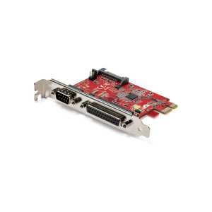 StarTech.com PCIe-Karte mit Seriell- und Parallel-Schnittstelle - PCI-Express-Kombi-Adapterkarte - 0