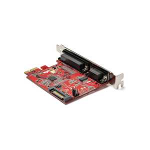 StarTech.com PCIe-Karte mit Seriell- und Parallel-Schnittstelle - PCI-Express-Kombi-Adapterkarte - 1